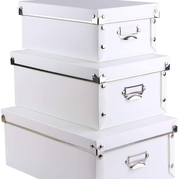 3 piece foldable storage boxes - Picture 4 of 4